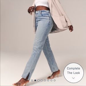 Abercrombie Ultra High Rise 90s Straight Jean